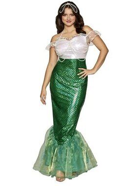 Dreamgirl Woman's Mystical Mermaid Halloween Costume Size Small